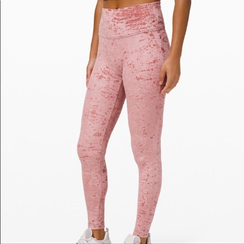 LULULEMON Wunder Lounge Tight 28” Velvet Soft Cranberry SPECIAL EDITION NEW - Picture 13 of 16